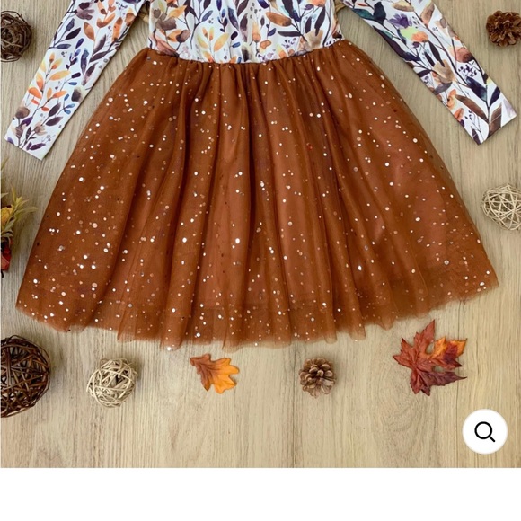 Girls’ size 5Y Mia Bella NWOT Fall dress - also in 4Y - Picture 6 of 8